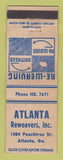 Matchbook Cover - Atlanta Reweavers Clothes Repair Atlanta GA WEAR