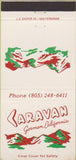 Matchbook Cover - Caravan Gorman CA 30 Strike