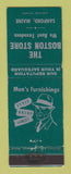 Matchbook Cover - The Boston Store Men's Clothes Tuxedo Rental Sanford ME