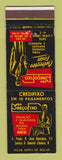 Matchbook Cover - Ao Drecofixo Men's Clothes Brazil Sao Paulo