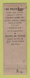 Matchbook Cover - Ao Drecofixo Men's Clothes Brazil Sao Paulo