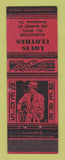 Matchbook Cover - Louis Clothes Men's Harrisburg PA RED