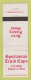 Matchbook Cover - Sportsman Truck Caps
