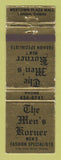 Matchbook Cover - The Men's Korner Clothes London ON WEAR