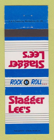 Matchbook Cover - Stagger Lee's Rock & Roll