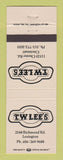 Matchbook Cover - TW Lee's Cincinnati OH Lexington KY