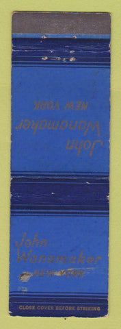 Matchbook Cover - John Wanamaker New York City Department Store WORN