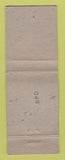 Matchbook Cover - The Men's Store Clothes Port Isabel TX ORANGE