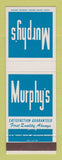 Matchbook Cover - Murphy's Clothes Carole Joanne