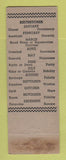 Matchbook Cover - Valencia Dress Shop Coral Gables FL WORN