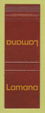 Matchbook Cover - Lamana Moda Unisex Clothes Bilbao Spain SAMPLE