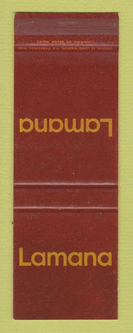 Matchbook Cover - Lamana Moda Unisex Clothes Bilbao Spain SAMPLE