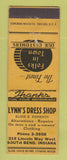 Matchbook Cover - Lynn's Dress Shop South Bend IN