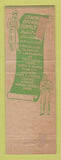 Matchbook Cover - Central Overall Supply Detroit MI