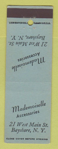 Matchbook Cover - Mademoiselle Women's Accessories Clothes Bayshore NY