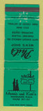Matchbook Cover - Phil's Men's Clothes Mannie and Karl's Memphis TN WORN