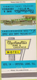 Matchbook Cover - Martinetti's Restaurant Crystal Lake IL 30 Strike