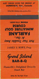 Matchbook Cover - Grand Island BBQ Dunnville ON 30 Strike