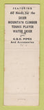 Matchbook Cover - Perkins Clothing Store Ogden UT