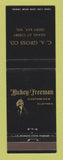 Matchbook Cover - Hickey Freeman Men's Clothes CA Gross Green Bay WI