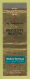 Matchbook Cover Hickey Freeman Men's Clothes McCann Brothers Carbondale PA WEAR