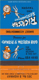 Matchbook Cover - Ricksha Restaurant Stoney Creek ON 30 Strike