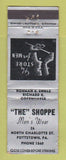 Matchbook Cover - The Shoppe Men's Clothes Pottstown PA WEAR