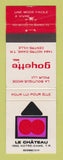 Matchbook Cover - Le Chateau Centre Ville QC Gayette WEAR