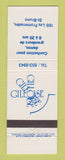 Matchbook Cover - Gilloise Confection Pour Dames St Bruno QC