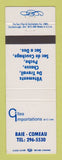 Matchbook Cover - Gilles Importations Baie Comeau QC