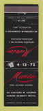 Matchbook Cover - Mario Leather Goods Acapulco Mexico