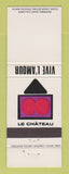 Matchbook Cover - Le Chateau Vive L'Amour QC