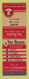 Matchbook Cover - Van Heusen Men's Clothes Allan's Jermyn PA
