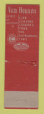 Matchbook Cover - Van Heusen Men's Clothes Allan's Jermyn PA