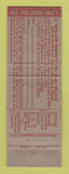 Matchbook Cover - Nylon Offer Stockings girlie William Roberts Chicago IL