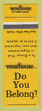 Matchbook Cover - Wearhouse Clothes T Shirt Printing Beltsville MD