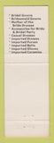 Matchbook Cover - Village Boutique & Bridal Shop New Castle PA