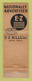 Matchbook Cover - EZ Underwear Hosiery WORN