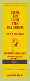 Matchbook Cover - Sophisticated Lady Clothes New York City