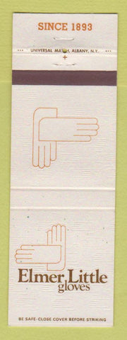 Matchbook Cover - Elmer Little Gloves New York City Johnstown NY