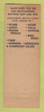 Matchbook Cover - Regal Knitwear Clothes Dallas TX Los Angeles CA
