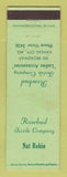 Matchbook Cover - Rosebud Textile Company Women's Clothes Kansas City MO WEAR