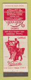 Matchbook Cover - Vidoedo Clothes Sao Paulo Brazil 1957 WEAR