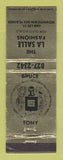 Matchbook Cover - La Salle Fashions Clothes Des Plaines IL WEAR