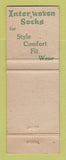 Matchbook Cover - Inter Woven Socks Donaldson Jensen Penn Yan NY