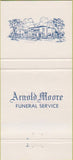 Matchbook Cover - Arnold Moore Funeral Home Bartlesville OK 30 Strike