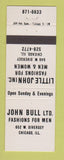 Matchbook Cover - John Bull Men's Clothes Chicago IL