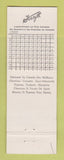 Matchbook Cover - Forsyth Men's Clothes Marcel Plouffe St Jean QC WEAR