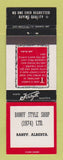 Matchbook Cover - Forsyth Men's Clothes Banff AB 1974