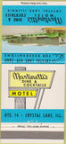 Matchbook Cover - Martinetti's Motel Crystal Lake IL 30 Strike